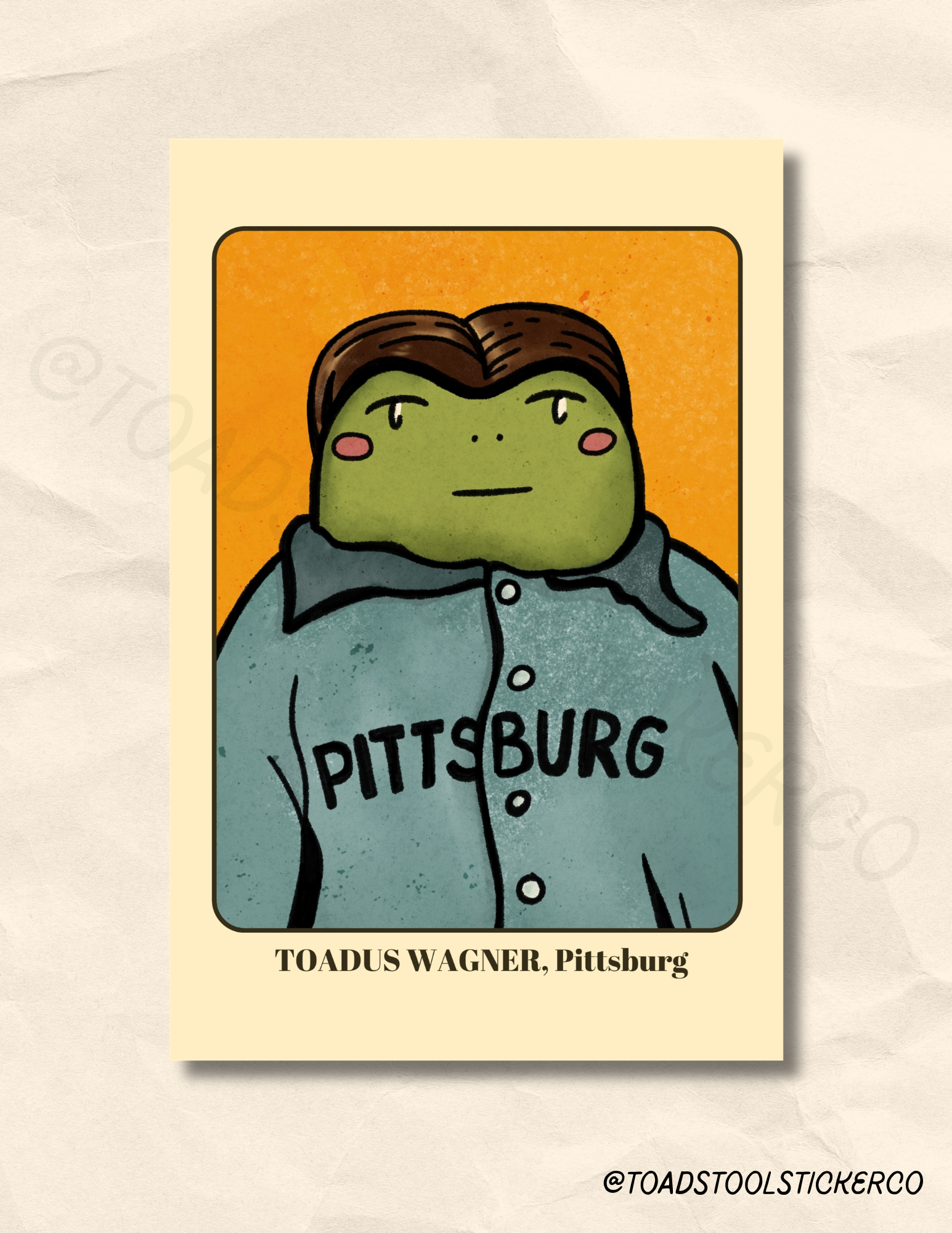 Toadus Wagner 4 x 6 in Print