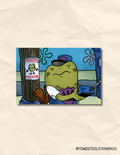 Frog Maniac Wanted Parody 4 x 6 in Print