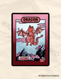MTG Dragon Token | Magic the Gathering Custom Token