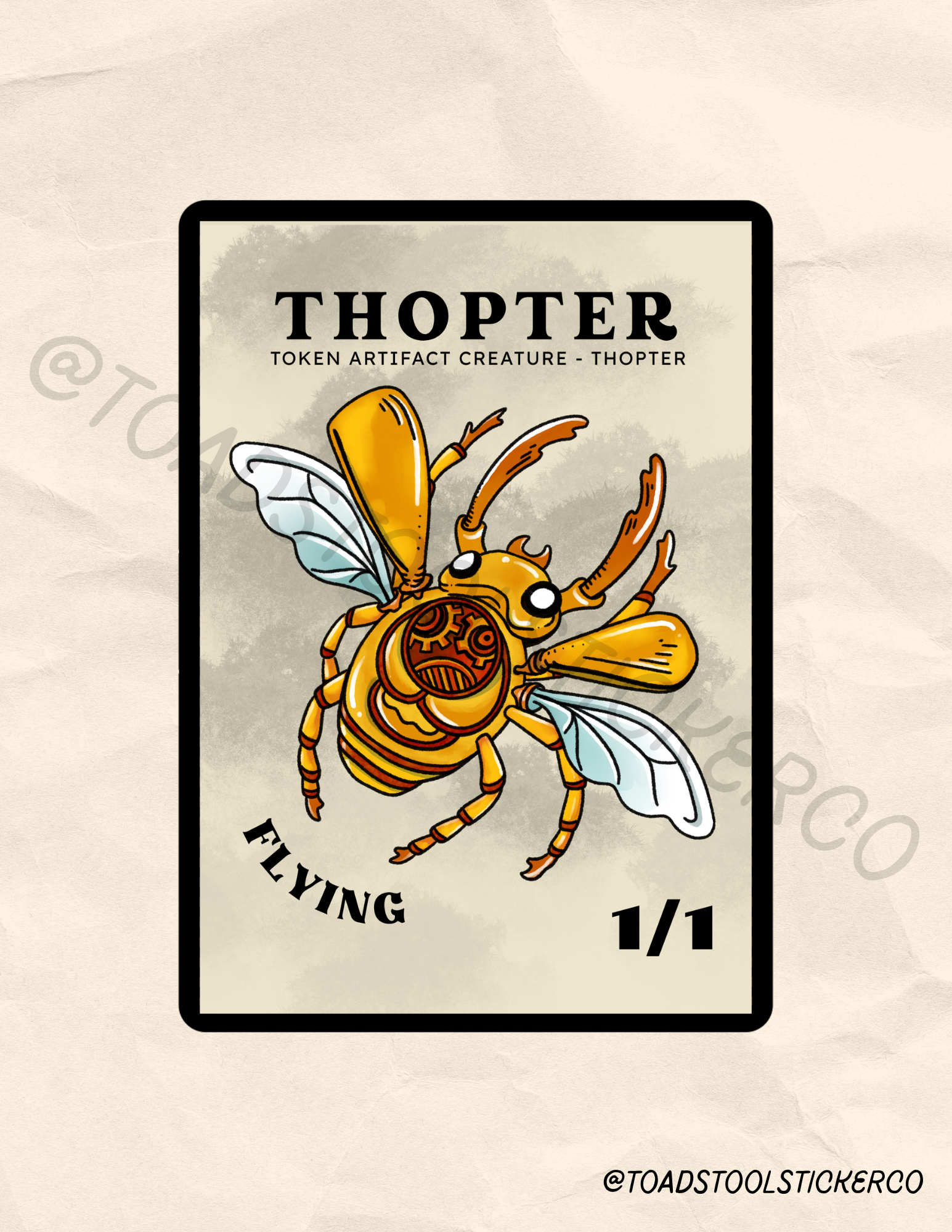 MTG Thopter Token | Magic the Gathering Custom Token